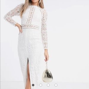 ASOS Lace Long sleeve dress